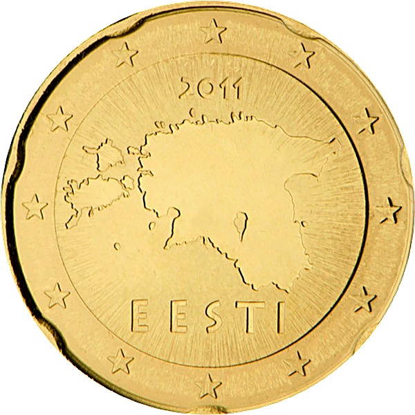 Estonian 20 Euro Cent 2011