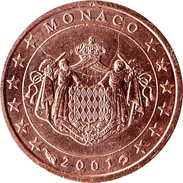 Monaco 1 Euro Cent 2001