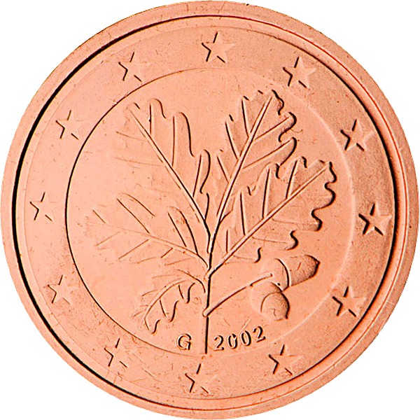 German 2 Euro Cent 2002 obverse — Germany, 2 Euro Cent