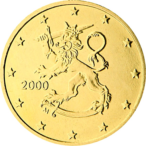 Finnish 50 Euro Cent 2002 obverse — Finland, 50 Euro Cent