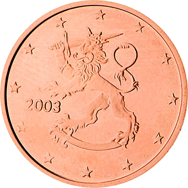 Finnish 2 Euro Cent 2002 obverse — Finland, 2 Euro Cent