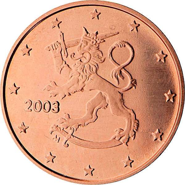 Finnish 1 Euro Cent 2002