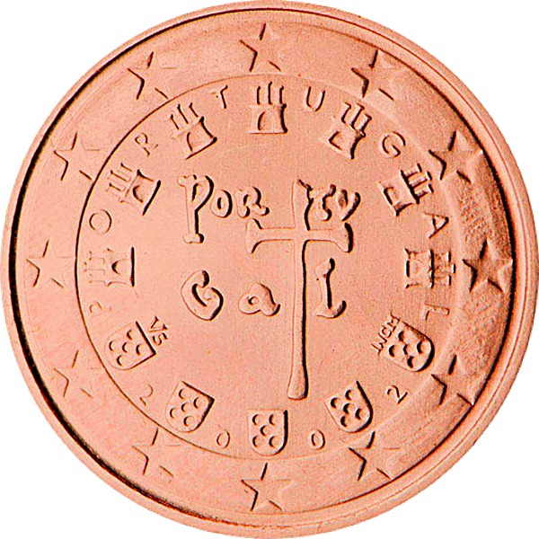 Portuguese 2 Euro Cent 2002