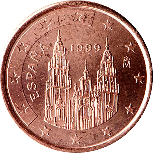 Spanish 1 Euro Cent 2002