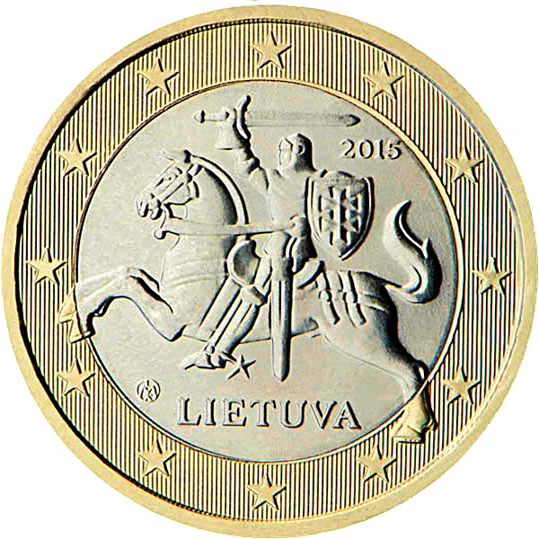Lithuanian 1 Euro 2015