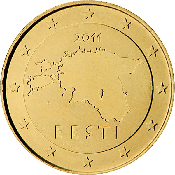Estonian 10 Euro Cent 2011