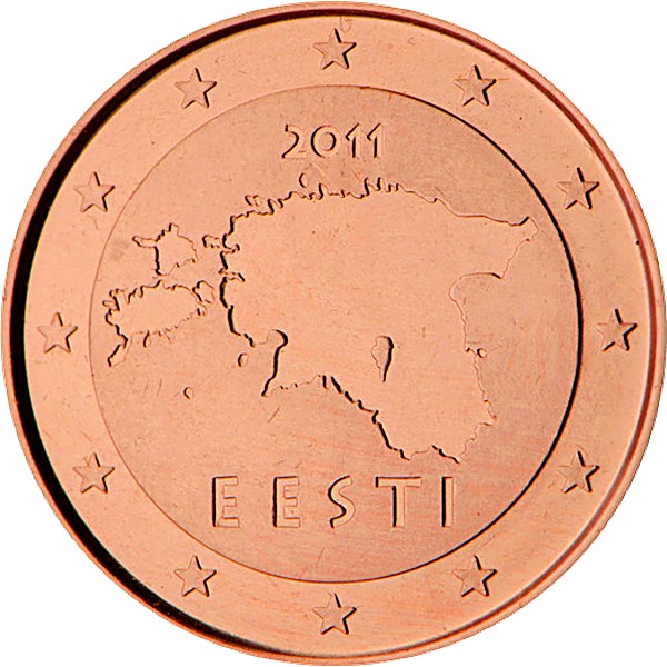 Estonian 1 Euro Cent 2011