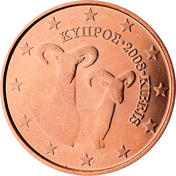 Cyprus 5 Euro Cent 2008 obverse — Cyprus, 5 Euro Cent
