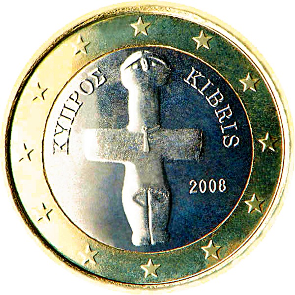 Cyprus 1 Euro 2008