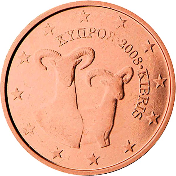 Cyprus 2 Euro Cent 2008 obverse — Cyprus, 2 Euro Cent