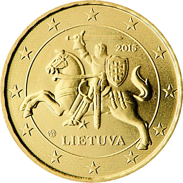 Lithuanian 10 Euro Cent 2015