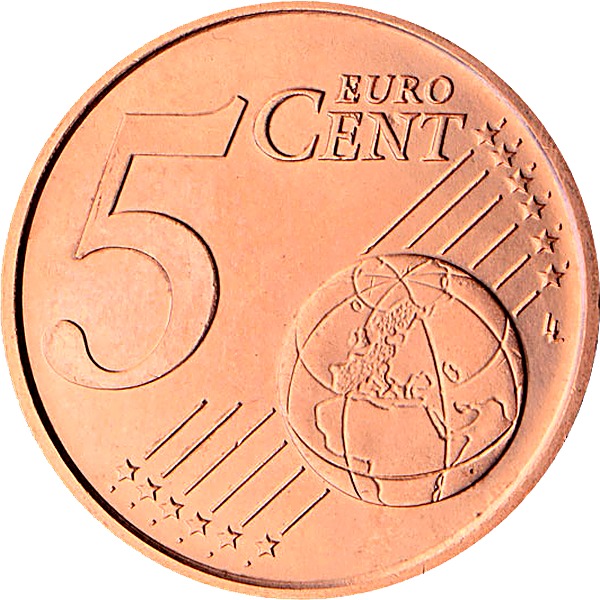 Dutch 5 Euro Cent 2002 reverse — Netherlands