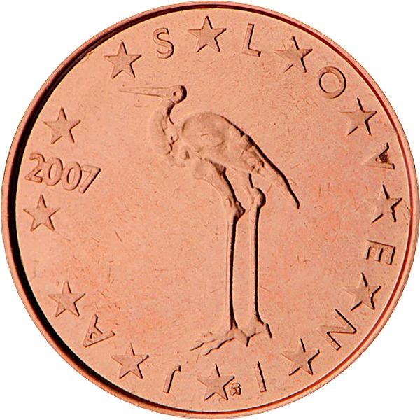 Slovenian 1 Euro Cent 2007
