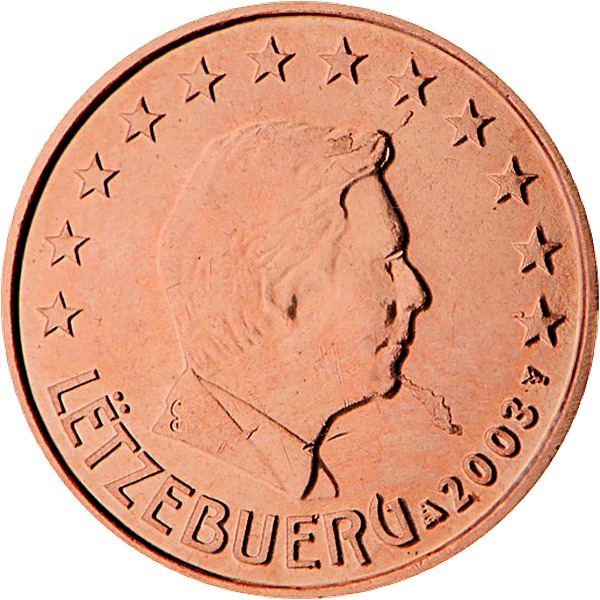 Luxembourg 1 Euro Cent 2002