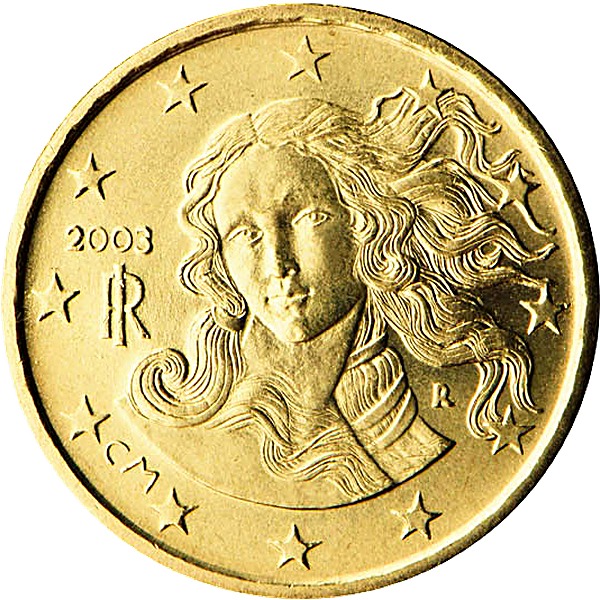 Italian 10 Euro Cent 2002