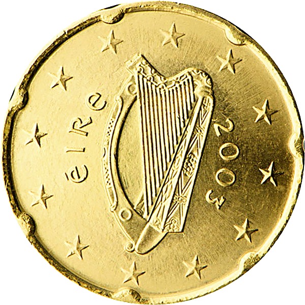 Irish 20 Euro Cent 2002
