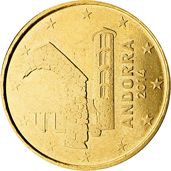 Andorran 10 Euro Cent 2014