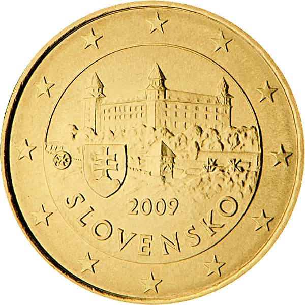 Slovak 10 Euro Cent 2009 obverse — Slovakia, 10 Euro Cent
