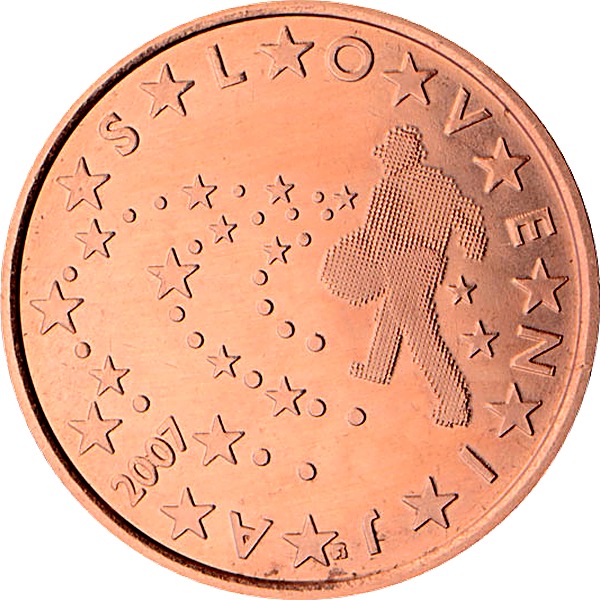 Slovenian 5 Euro Cent 2007 obverse — Slovenia, 5 Euro Cent
