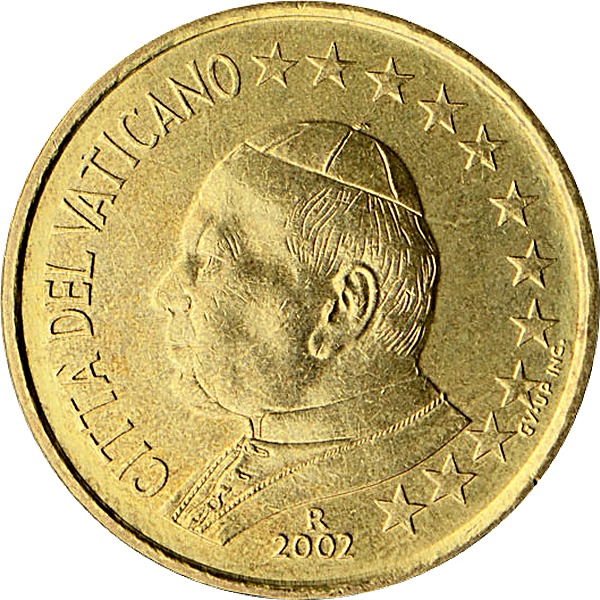Vatican 10 Euro Cent 2002