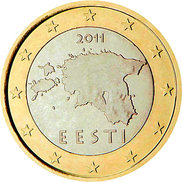Estonian 1 Euro 2011