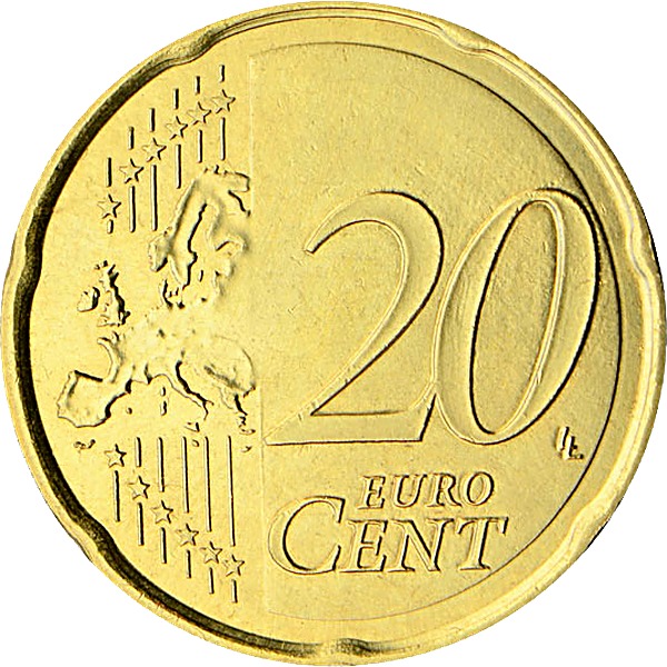 Latvian 20 Euro Cent 2014 reverse — Latvia