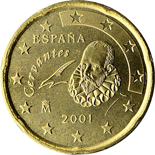 Spanish 20 Euro Cent 2002