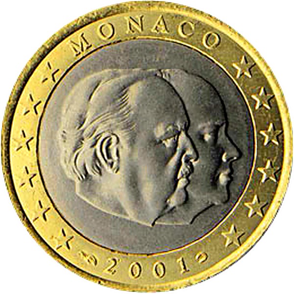 Monaco 1 Euro 2001