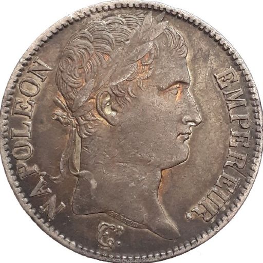 French Empire 5 Francs Napoleon Emperor 1811