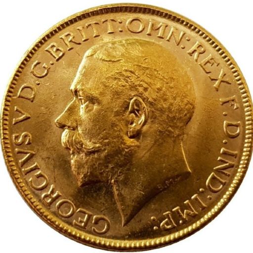 British Gold Sovereign - George V 1913 obverse — United Kingdom, 1 Sovereign