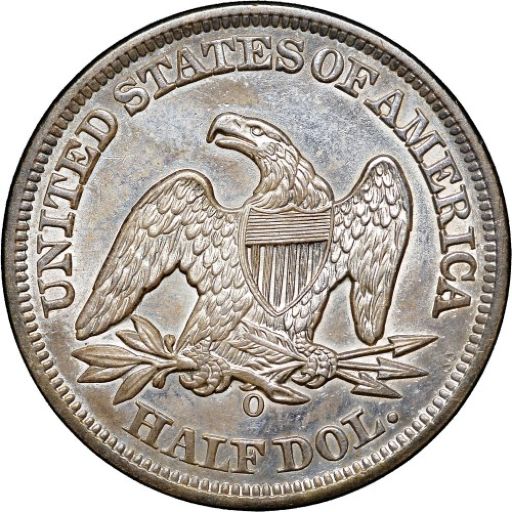 Seated Liberty Half Dollar 1856
