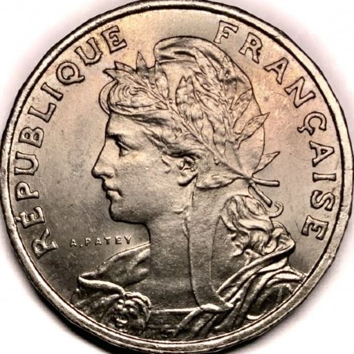 French Third Republic 25 Centimes (Patey type) 1904