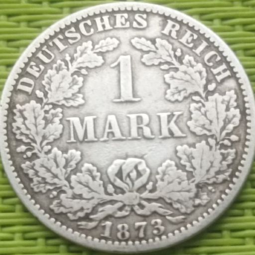 German Empire 1 Mark 1873 reverse — Germany (German Empire)